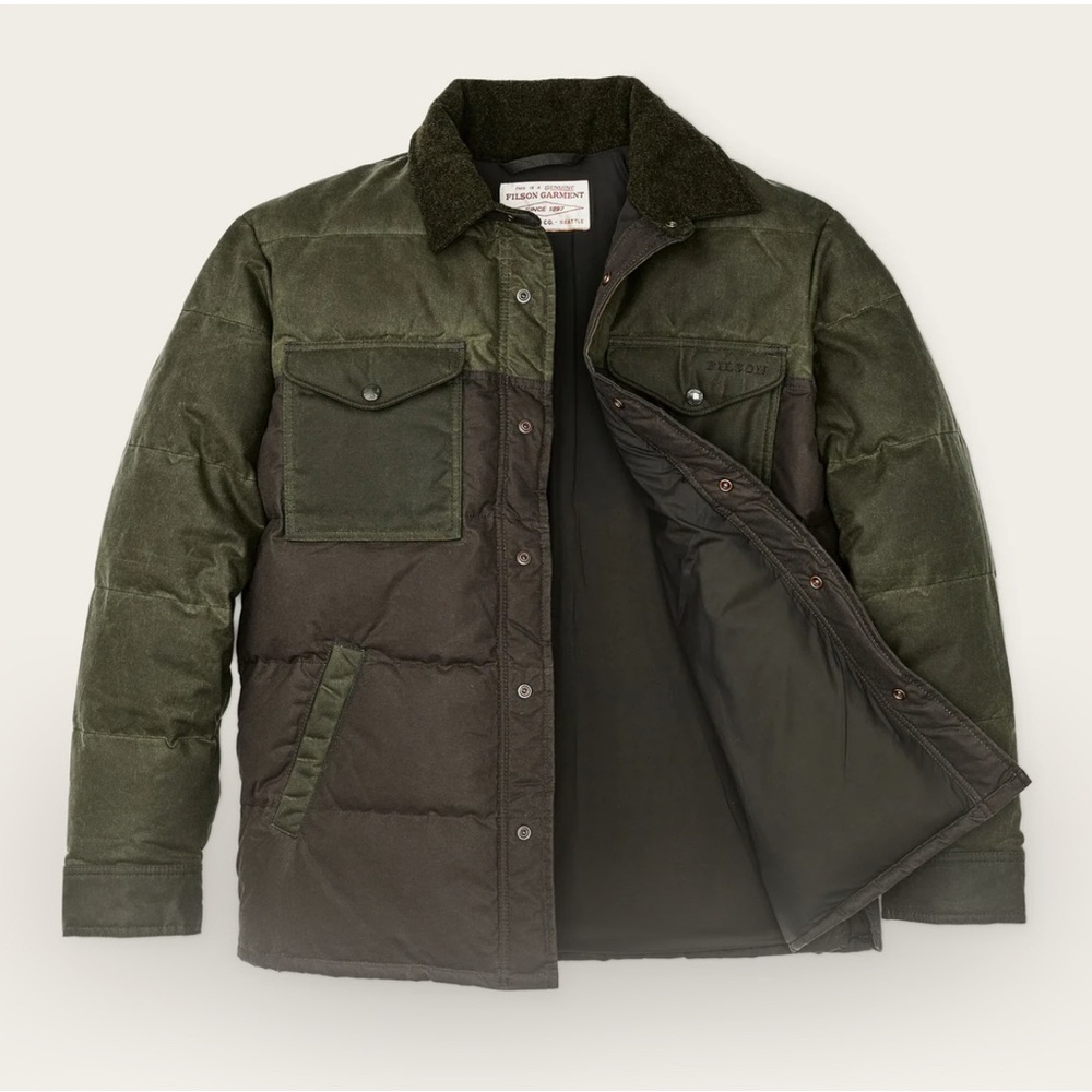 Filson Down Jac Shirt Medium New - Picture 2 of 4
